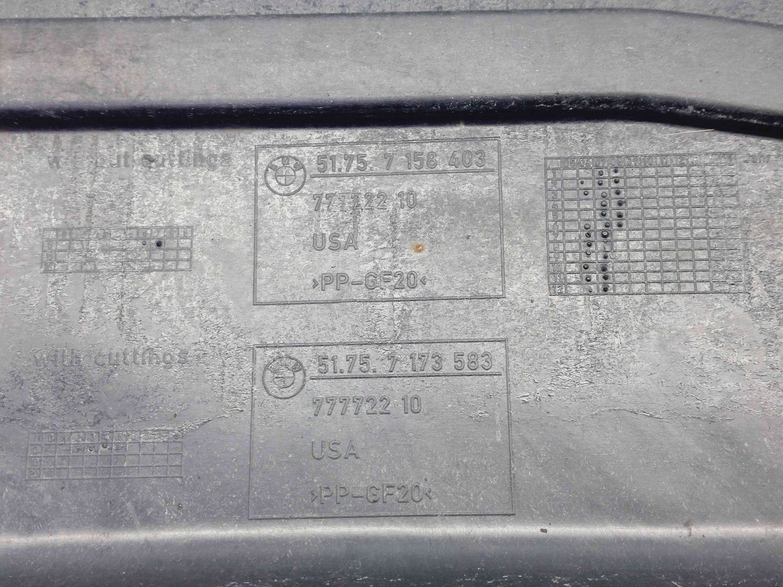 Scut lateral stanga Bmw X6 (E71, E72) [Fabr 2007-2014] 7158403 ./ 7173583 - imagine 6