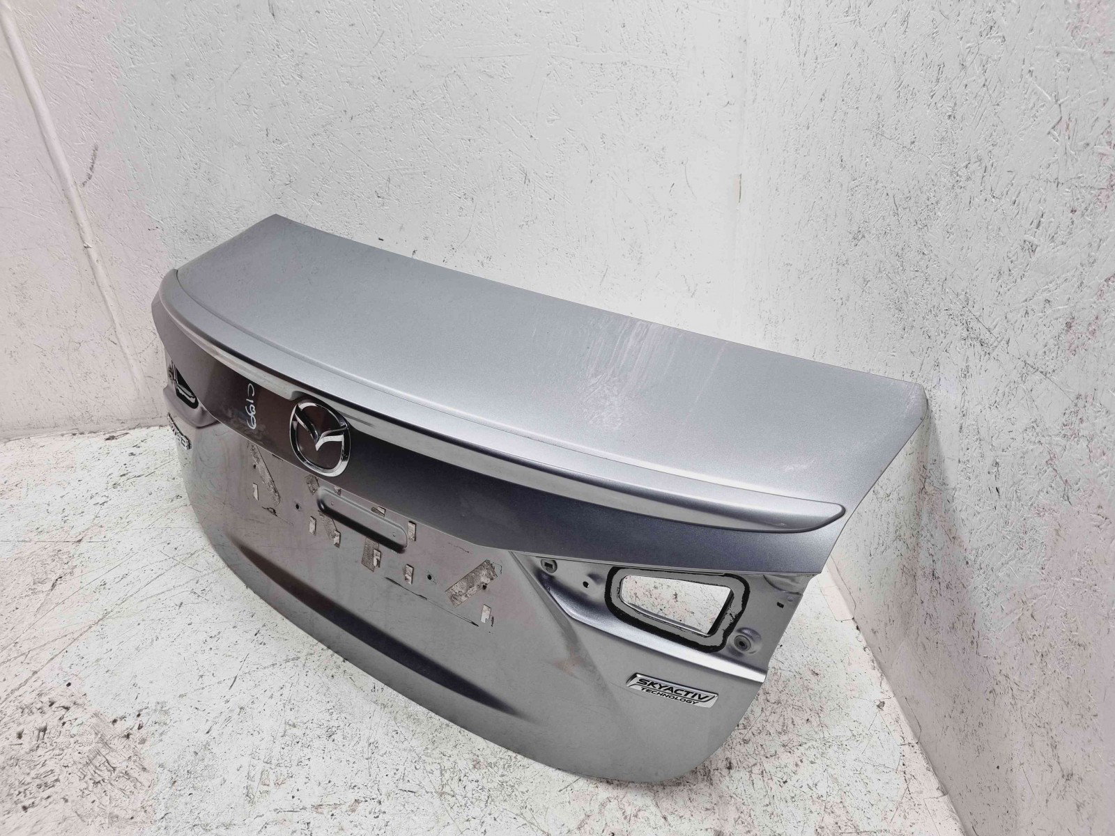 Capota portbagaj MAZDA 3 Fastback [Fabr 2003-2009] Argintiu - imagine 2