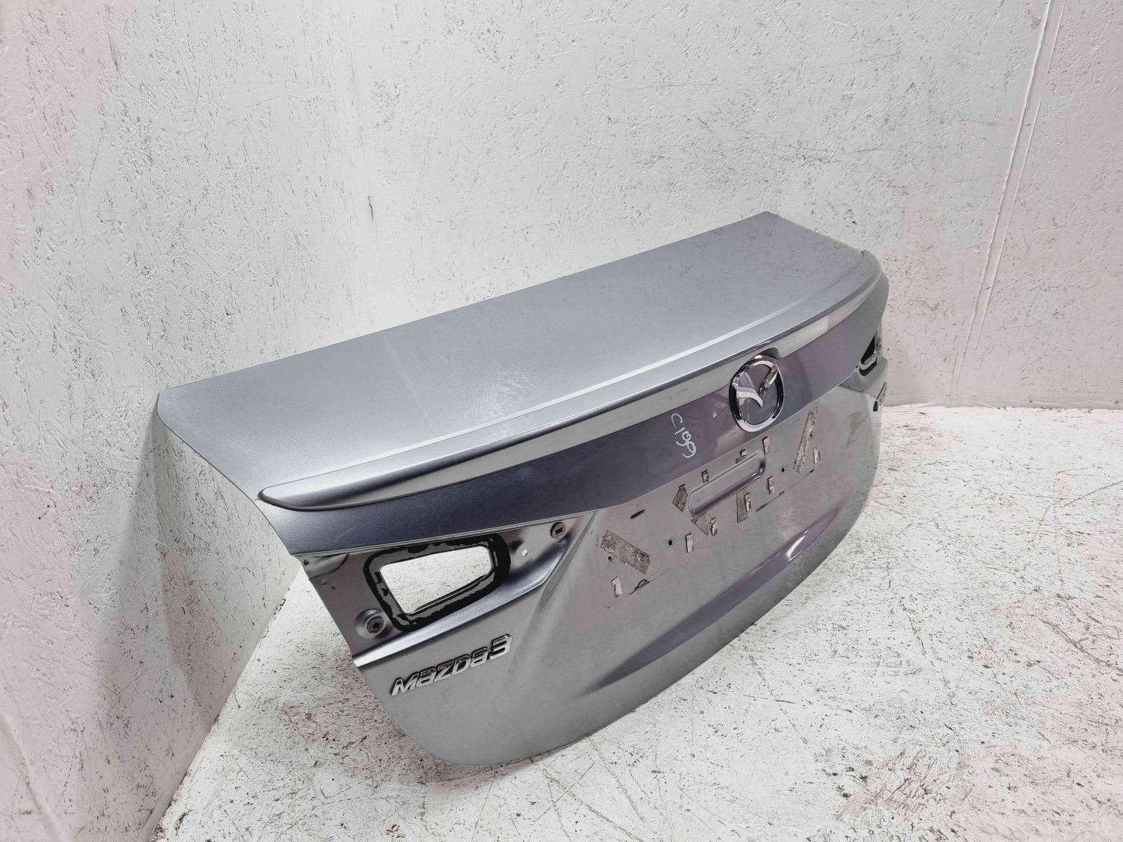 Capota portbagaj MAZDA 3 Fastback [Fabr 2003-2009] Argintiu - imagine 3