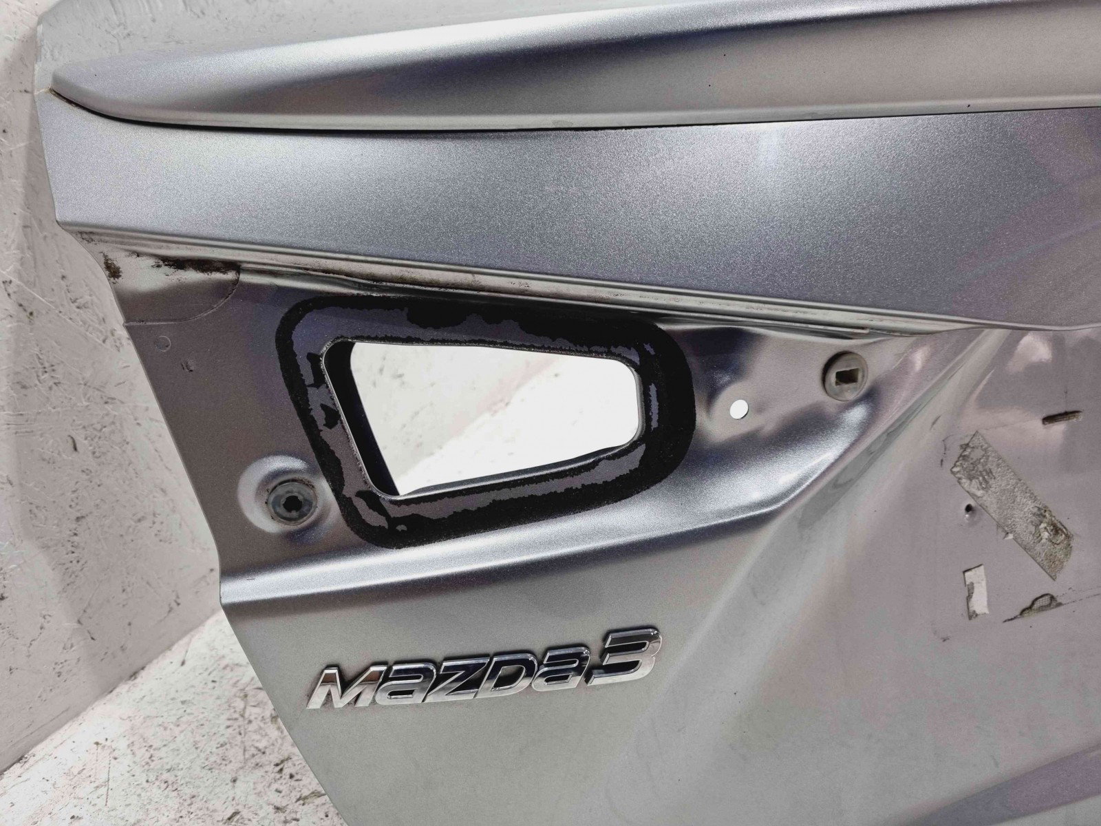 Capota portbagaj MAZDA 3 Fastback [Fabr 2003-2009] Argintiu - imagine 4