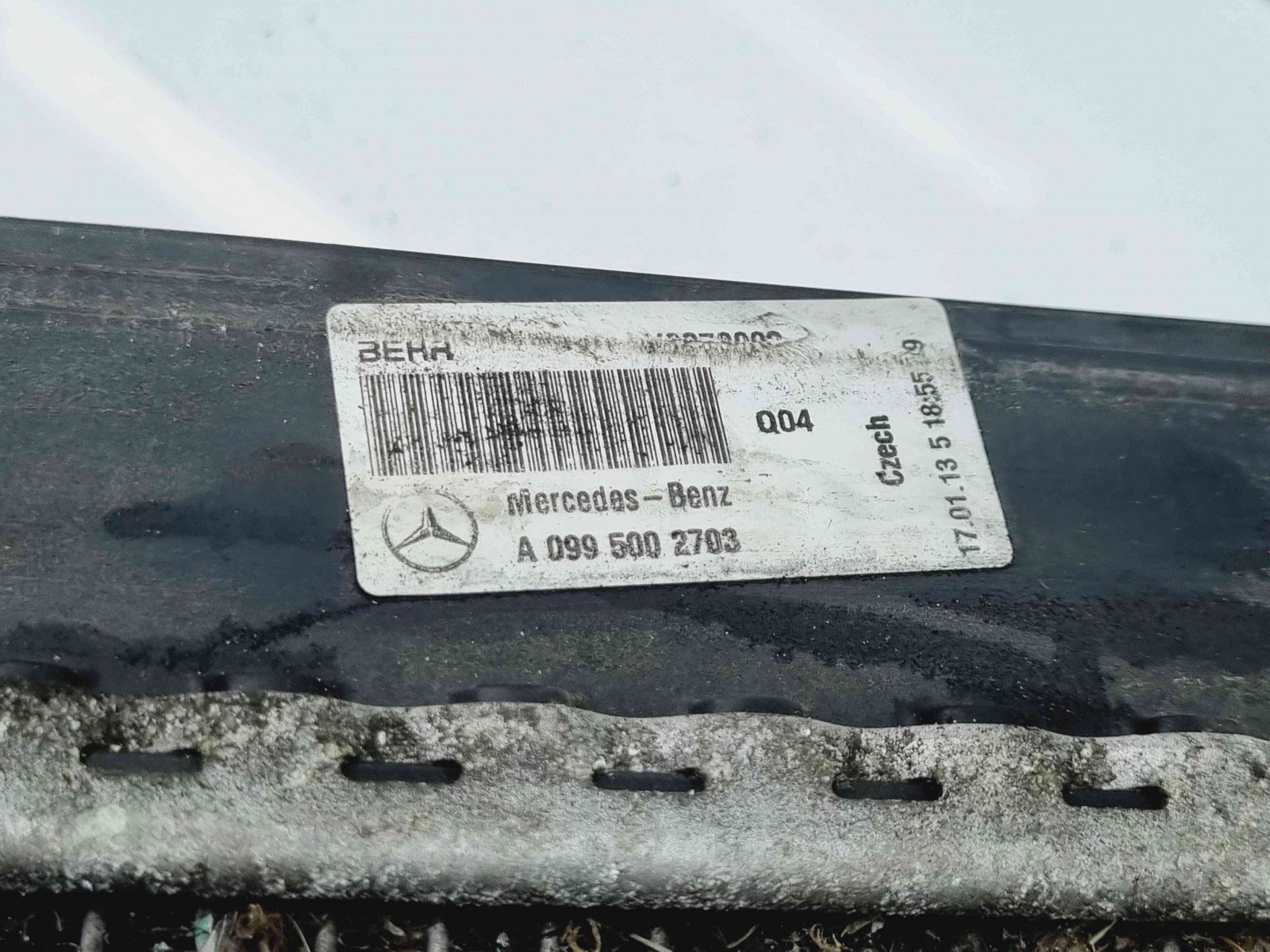 Radiator apa Mercedes Clasa E (W207) Coupe AMG [Fabr 2009-2012] A0995002703 2.2 CDI 651911 2.2 CDI 651911 143KW / 194CP - imagine 2