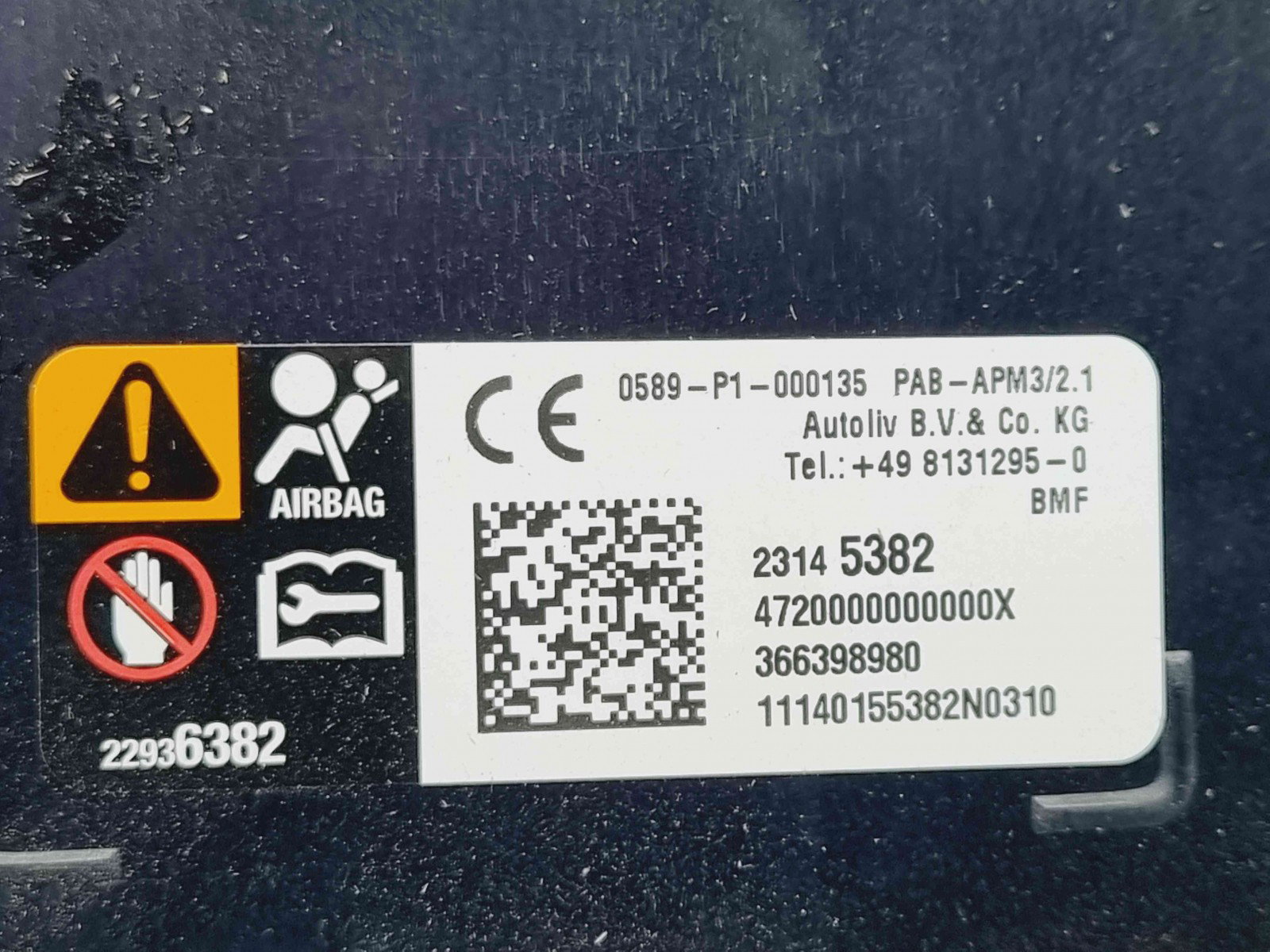 Airbag pasager Opel Insignia A Facelift [Fabr 2008-2016] 23145382 - imagine 3