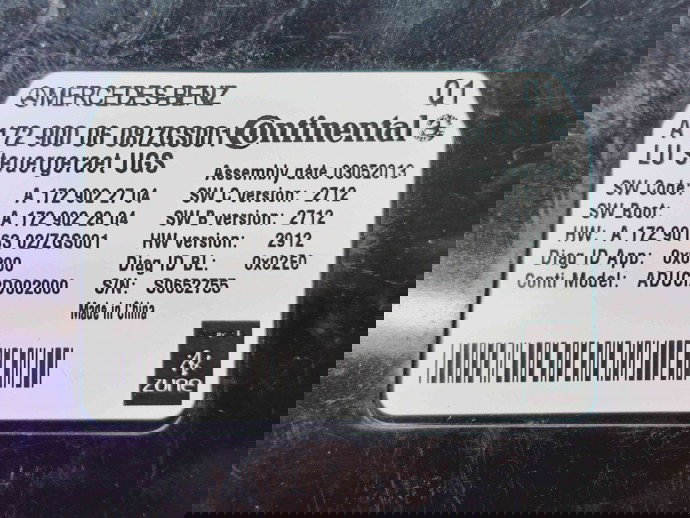  Modul confort Mercedes Clasa E (W212) Facelift AMG [Fabr 2009-2016] A1729000608