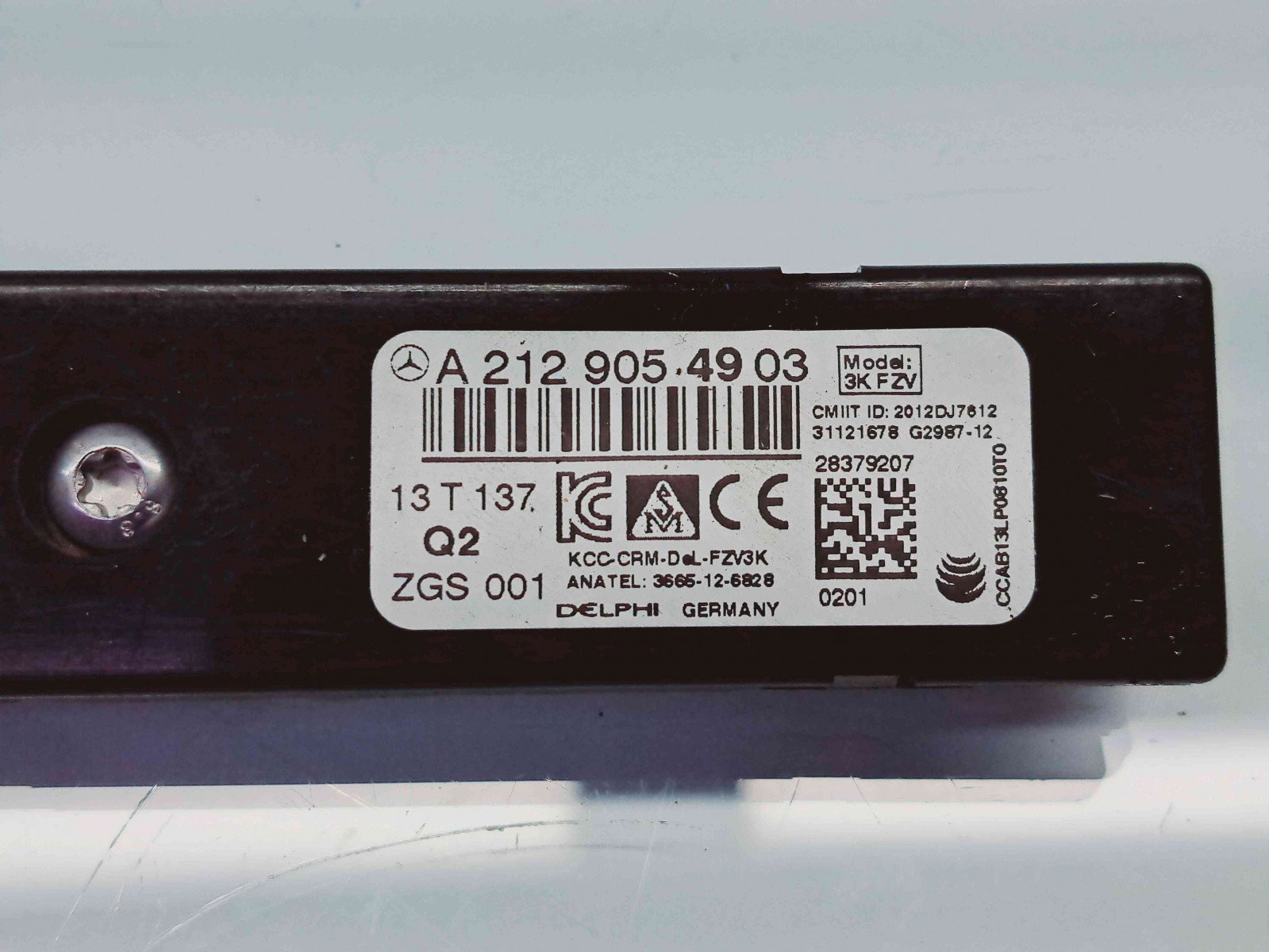 Modul confort Mercedes Clasa E (W212) Facelift AMG [Fabr 2009-2016] A2129054903 - imagine 3