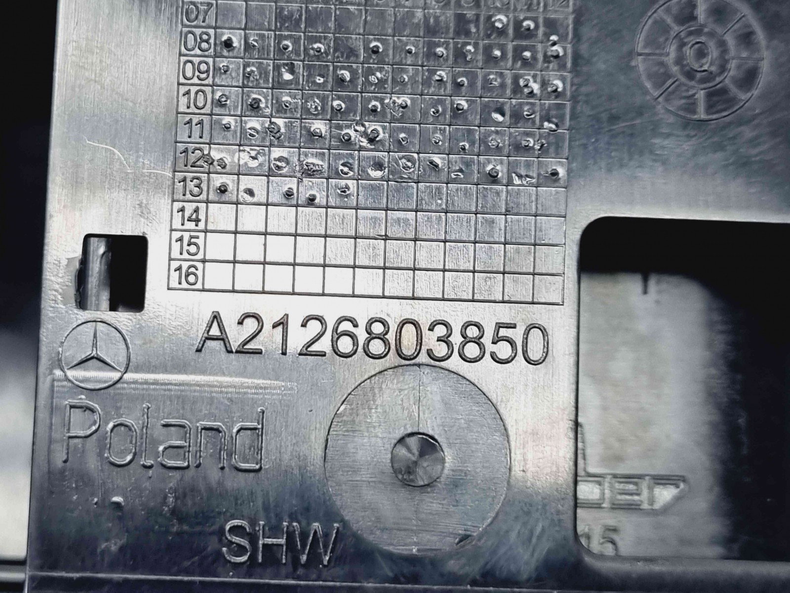 Scrumiera Mercedes Clasa E (W212) Facelift AMG [Fabr 2009-2016] A2126803850 - imagine 3