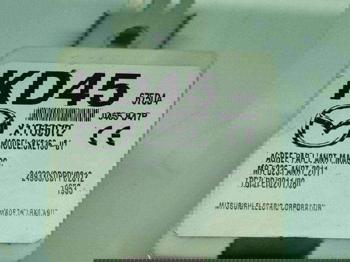  Modul confort MAZDA 3 Fastback [Fabr 2003-2009] X1T65072