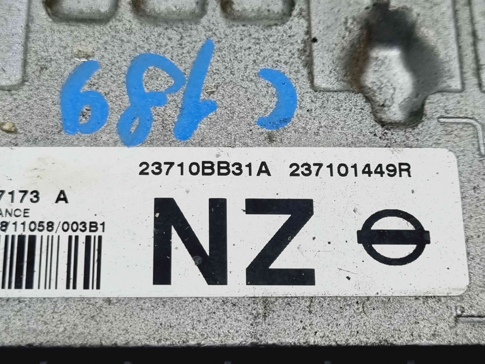 Calculator motor ECU Nissan Qashqai Facelift (2) [Fabr 2009-2013] 23710BB31A n 237101449R 1.5 DCI K9K 1.5 DCI K9K - imagine 2