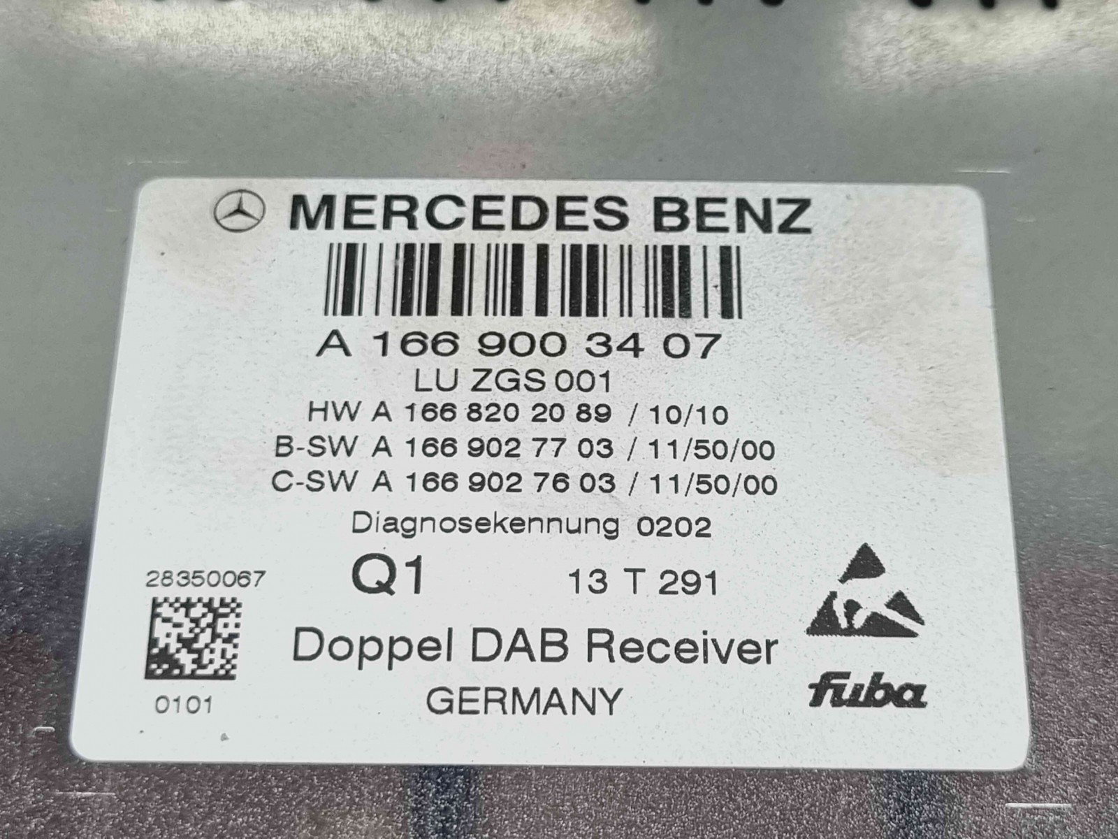 Modul confort Mercedes Clasa E (W212) Facelift [Fabr 2009-2016] A1669003407 - imagine 2