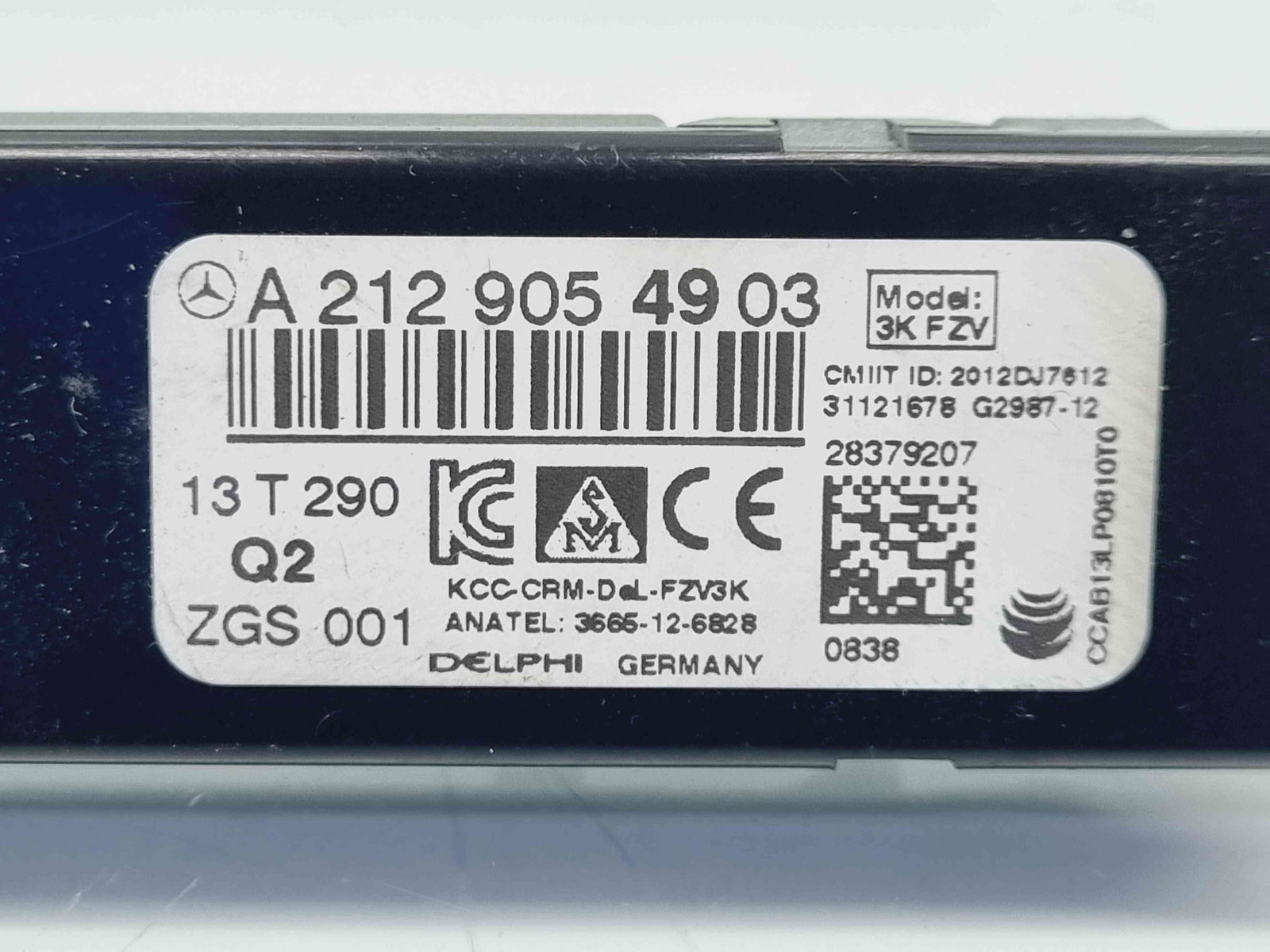 Modul audio Mercedes Clasa E (W212) Facelift [Fabr 2009-2016] A2129054903 n A2128202689 - imagine 3