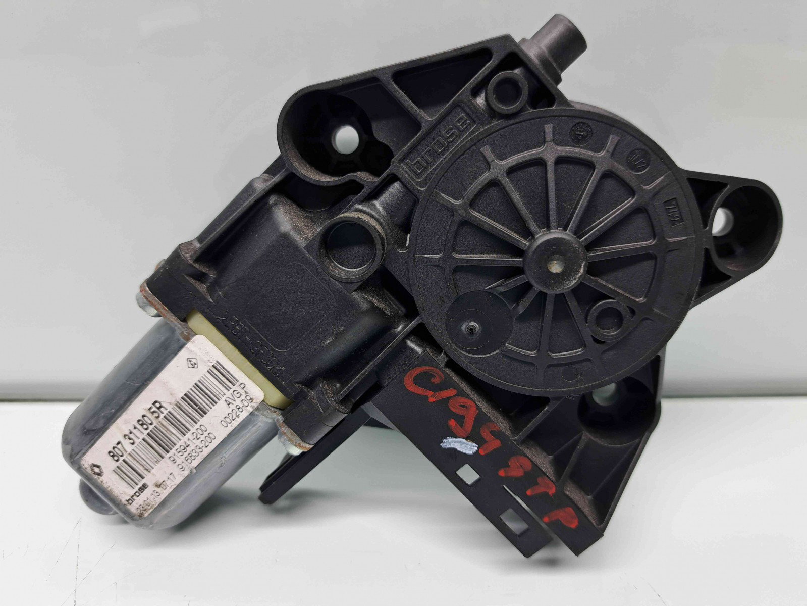 Motoras geam stanga fata Renault Scenic 3 (J95) Facelift [Fabr 2009-2015] 807311805R - imagine 1