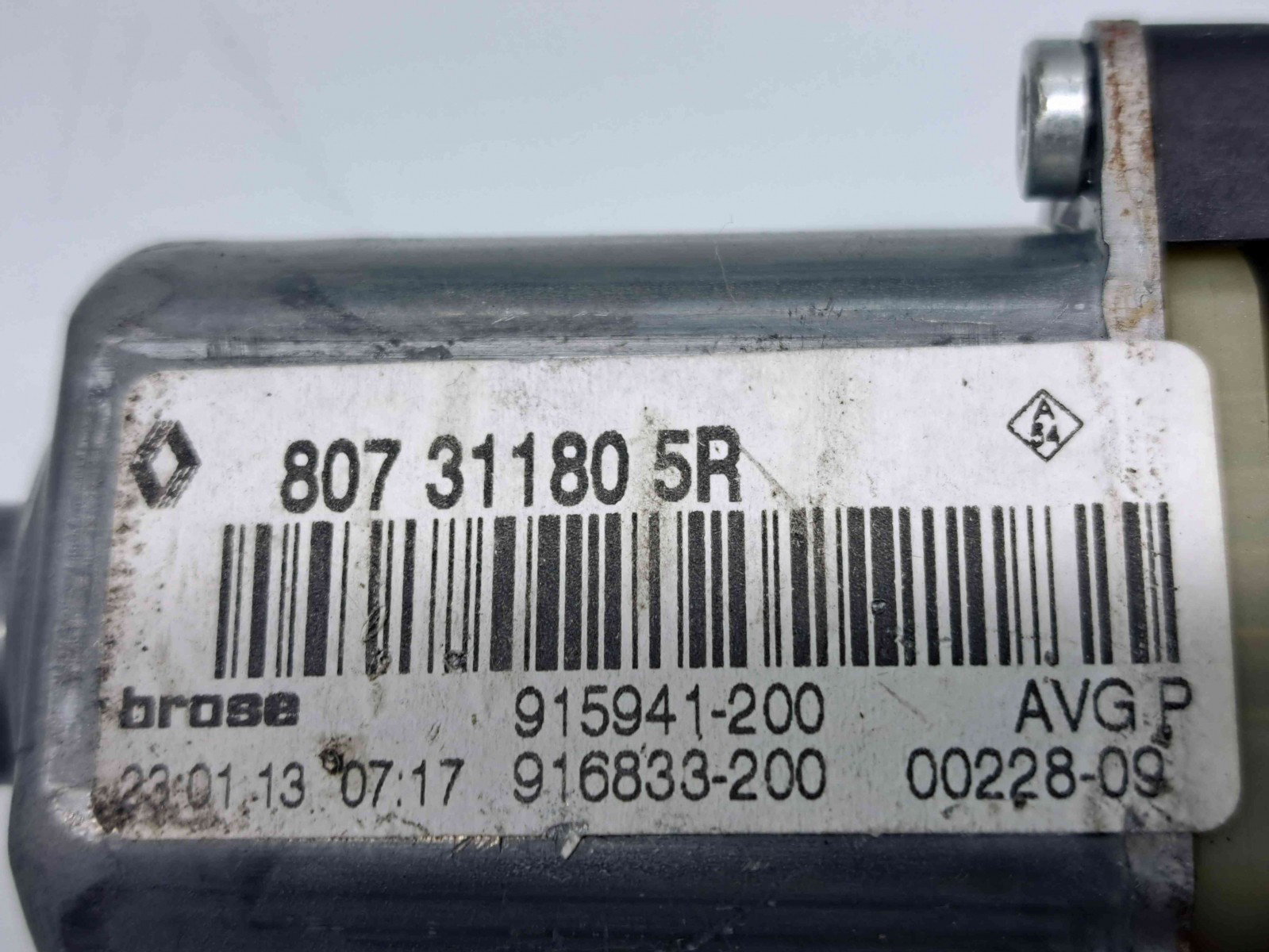 Motoras geam stanga fata Renault Scenic 3 (J95) Facelift [Fabr 2009-2015] 807311805R - imagine 2