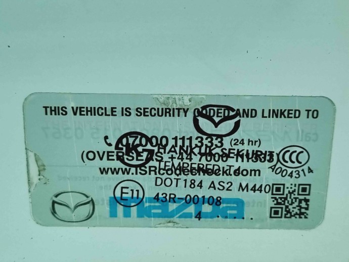 Geam usa stanga fata MAZDA 3 Fastback [Fabr 2003-2009] OEM