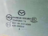 Geam usa dreapta spate MAZDA 3 Fastback [Fabr 2003-2009] OEM