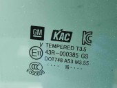 Geam usa dreapta spate Opel Mokka [Fabr 2012-2019] OEM