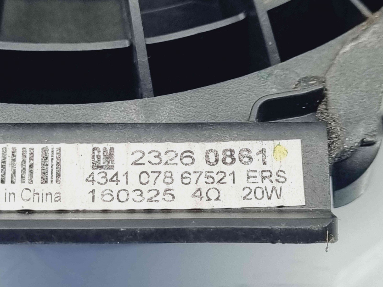 Boxa stanga spate Opel Mokka [Fabr 2012-2019] 23260861 - imagine 4