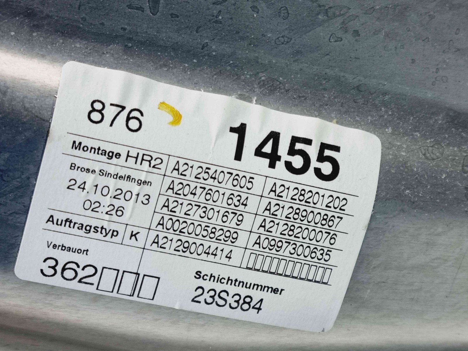 Macara electrica geam dreapta spate Mercedes Clasa E (W212) Facelift [Fabr 2009-2016] A2125407605 - imagine 2