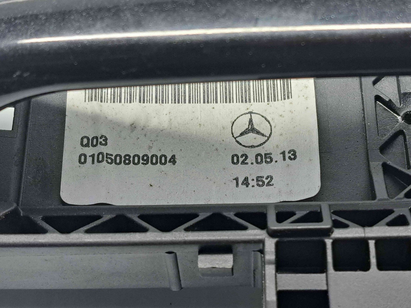 Maner usa stanga spate Mercedes Clasa E (W212) Facelift AMG [Fabr 2009-2016] 197 Negru Obsidian - imagine 2