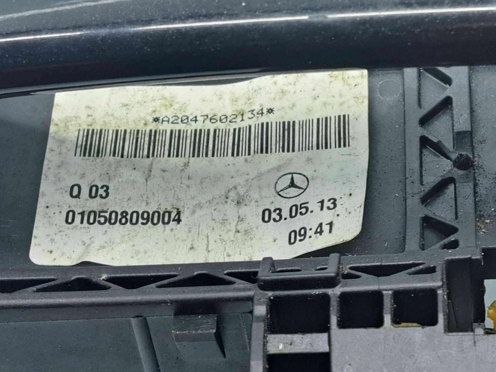 Maner usa stanga fata Mercedes Clasa E (W212) Facelift AMG [Fabr 2009-2016] 197 Negru Obsidian - imagine 2