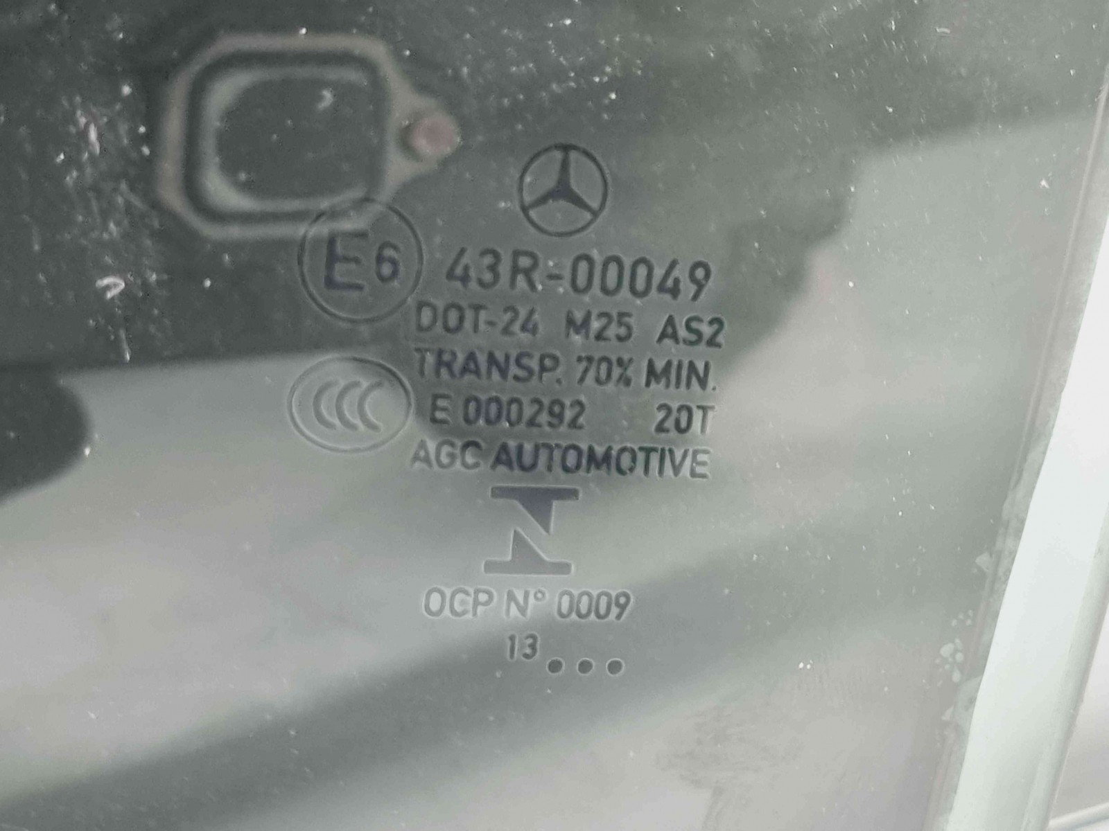 Geam usa stanga spate Mercedes Clasa E (W212) Facelift [Fabr 2009-2016] OEM - imagine 2