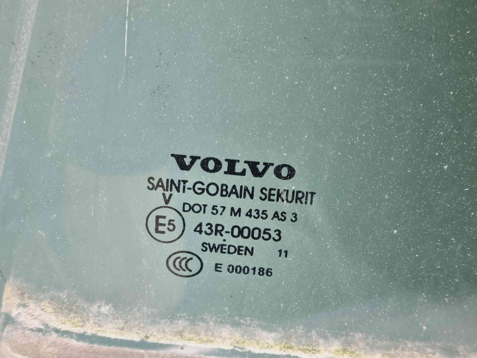 Geam usa stanga spate Volvo XC60 [Fabr 2008-2017] OEM - imagine 2