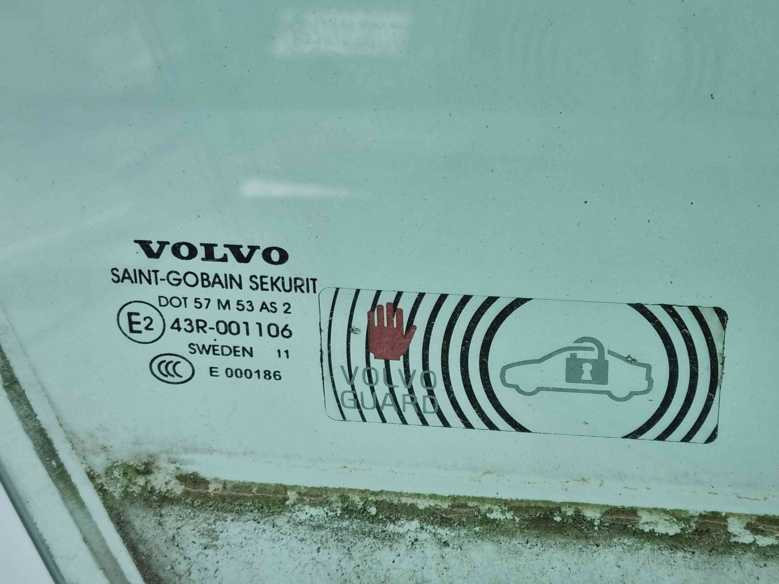 Geam usa dreapta fata Volvo XC60 [Fabr 2008-2017] OEM - imagine 2