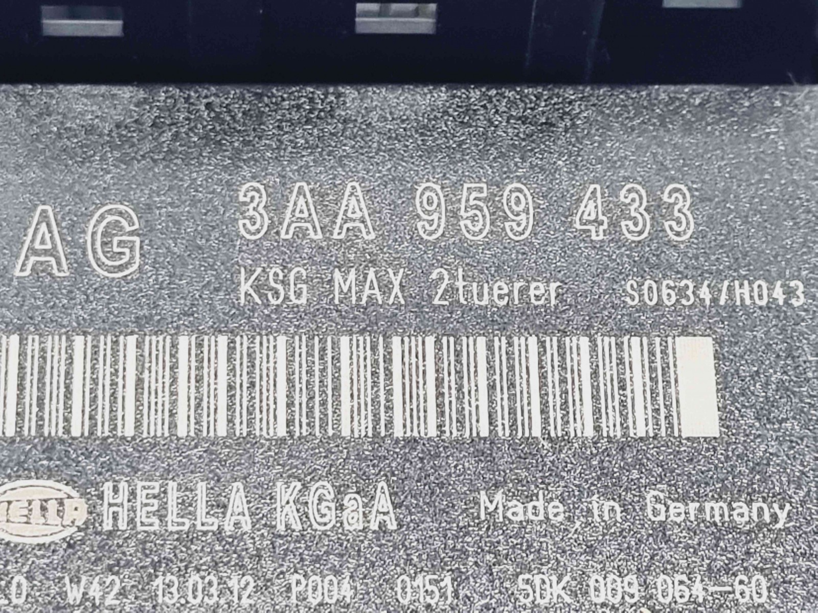 Modul confort Volkswagen Passat CC (358) Facelift [Fabr 2012-2016] 3AA959433 - imagine 2