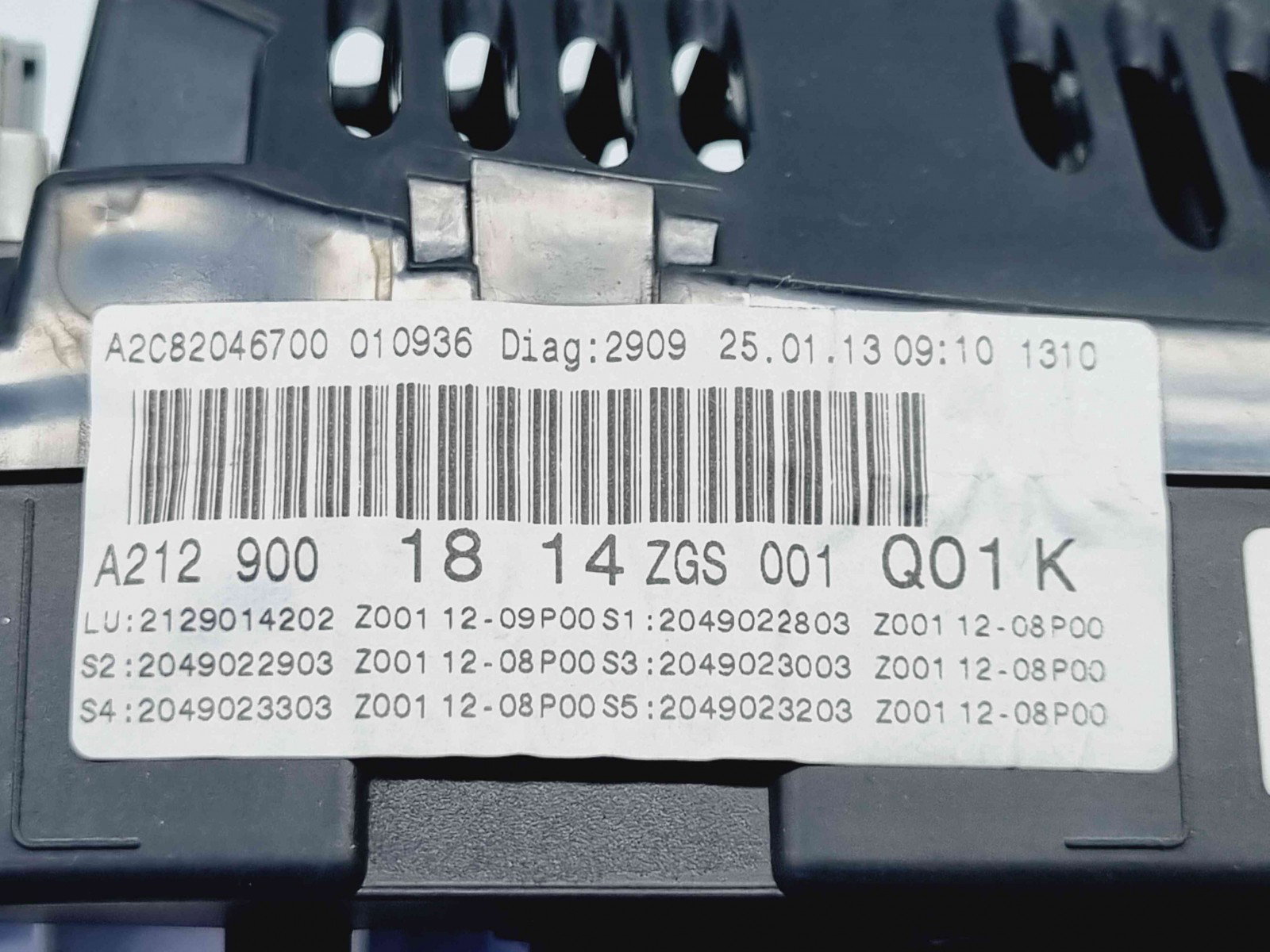 Ceas bord Mercedes Clasa E (W207) Coupe AMG [Fabr 2009-2012] A2129001814 - imagine 5