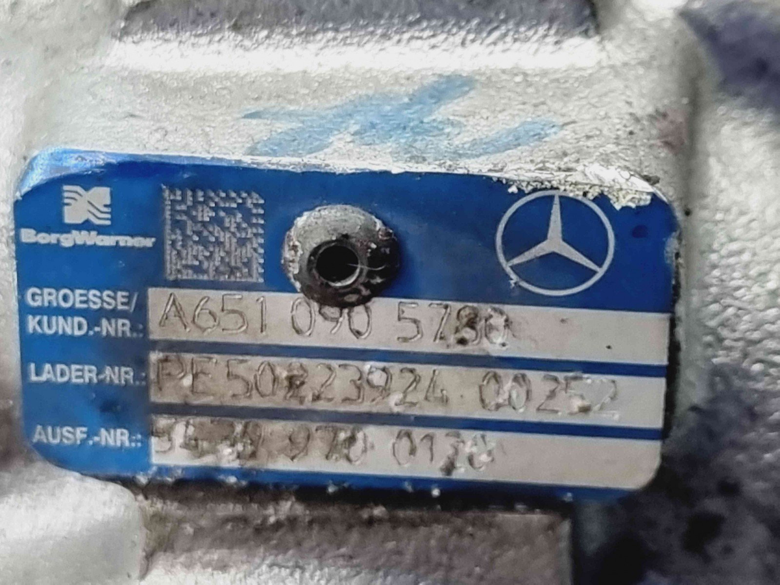 Turbina Mercedes Clasa E (W212) Facelift AMG [Fabr 2009-2016] A6510905780 2.2 CDI 651924 2.2 CDI 651924 143KW / 194CP - imagine 5