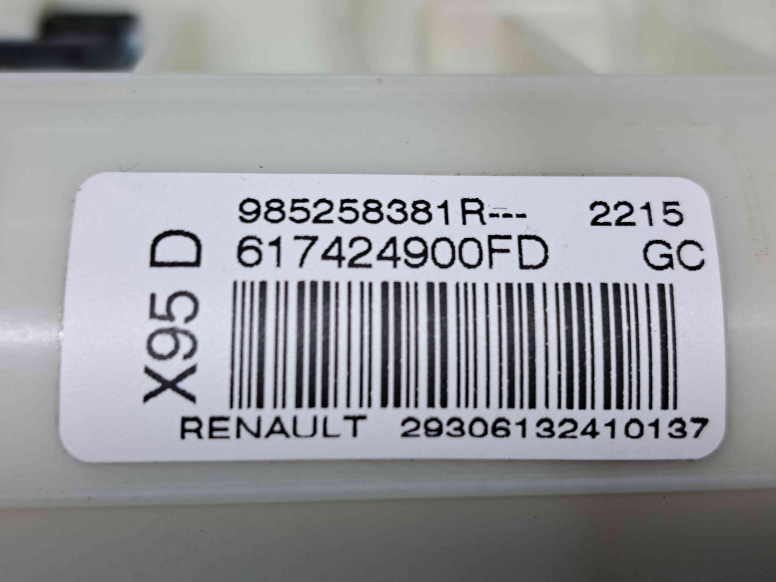 Airbag pasager Renault Scenic 3 (J95) Facelift [Fabr 2009-2015] 985258381R - imagine 2