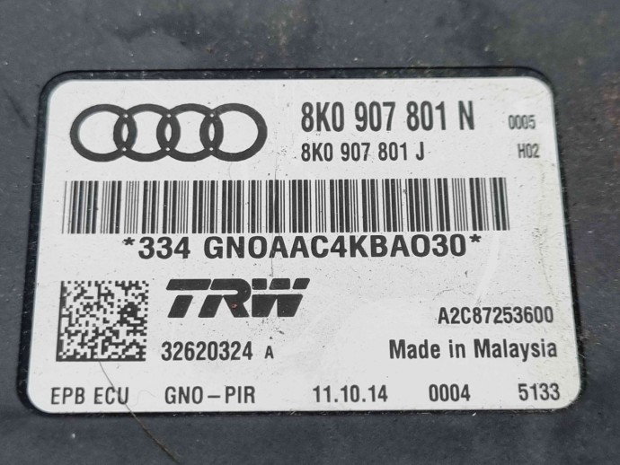 Calculator frana de mana Audi A4 (8K2, B8.5) Facelift [Fabr 2008-2015] 8K0907801N 2.0 TDI CNHC 120KW / 163CP