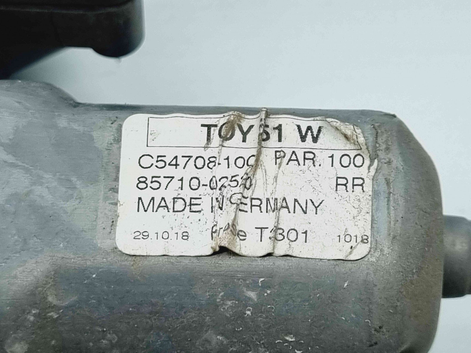 Macara electrica geam stanga spate Toyota Corolla IX Sedan (ZRE1) [Fabr 2013-2019] 85710-02520 - imagine 3