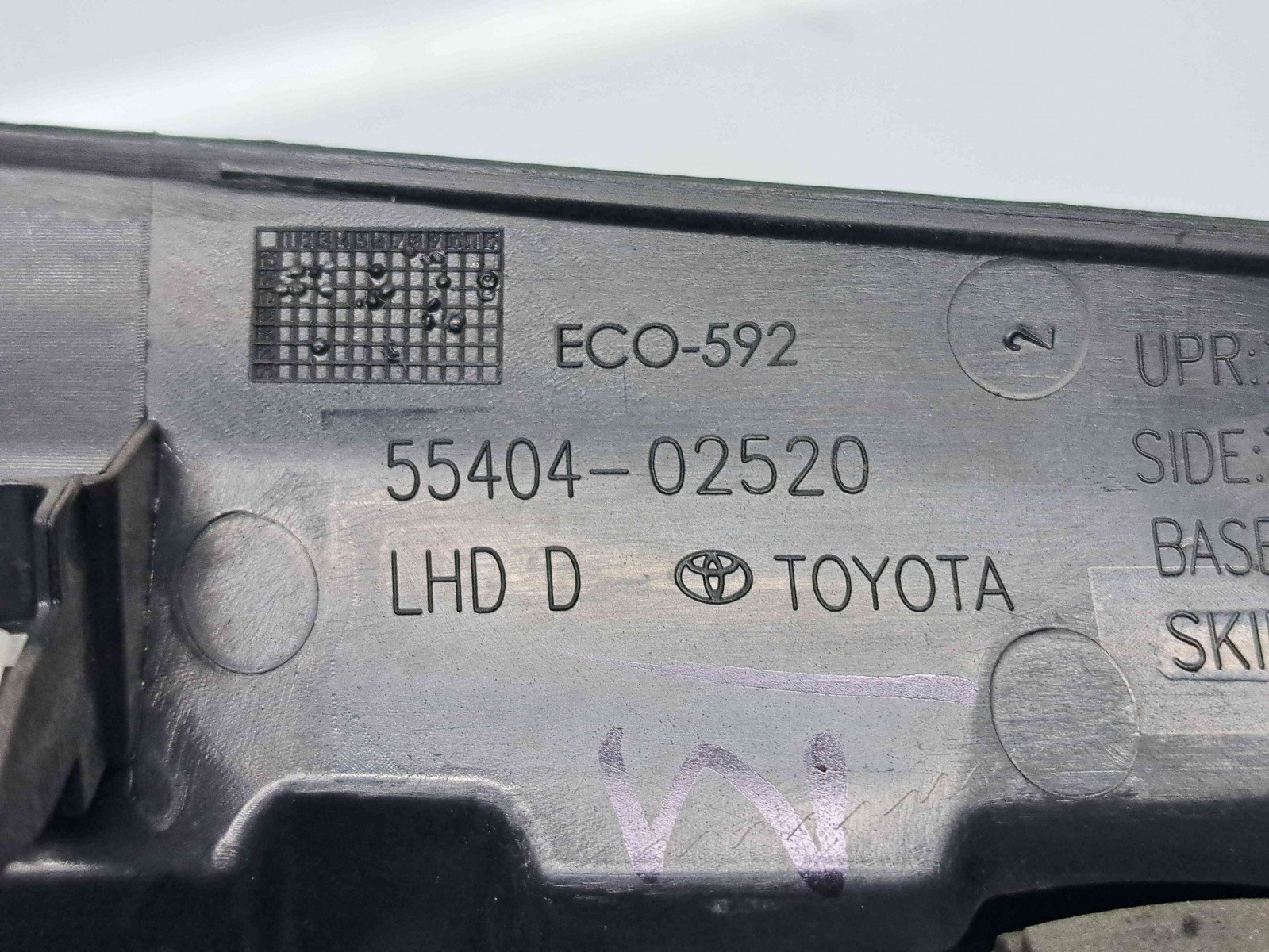 Grila aerisire stanga Toyota Corolla IX Sedan (ZRE1) [Fabr 2013-2019] 55404-02520 - imagine 2