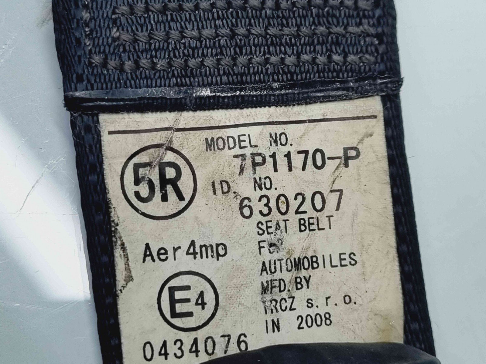 Centura dreapta fata Toyota Aygo [Fabr 2005-2014] 7P1170-P - imagine 2