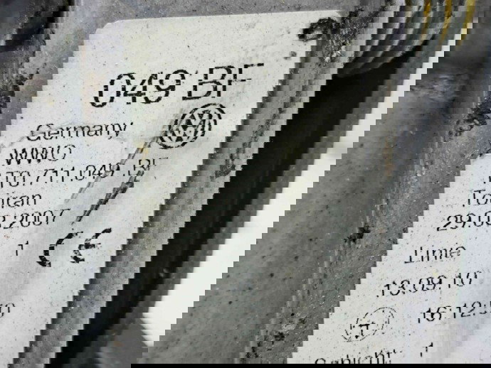 Timonerie Volkswagen Touran (1T3) [Fabr 2010-2015] 1T0711049BF 2.0 TDI CFHC 103KW / 140CP 2.0 TDI CFHC 103KW / 140CP