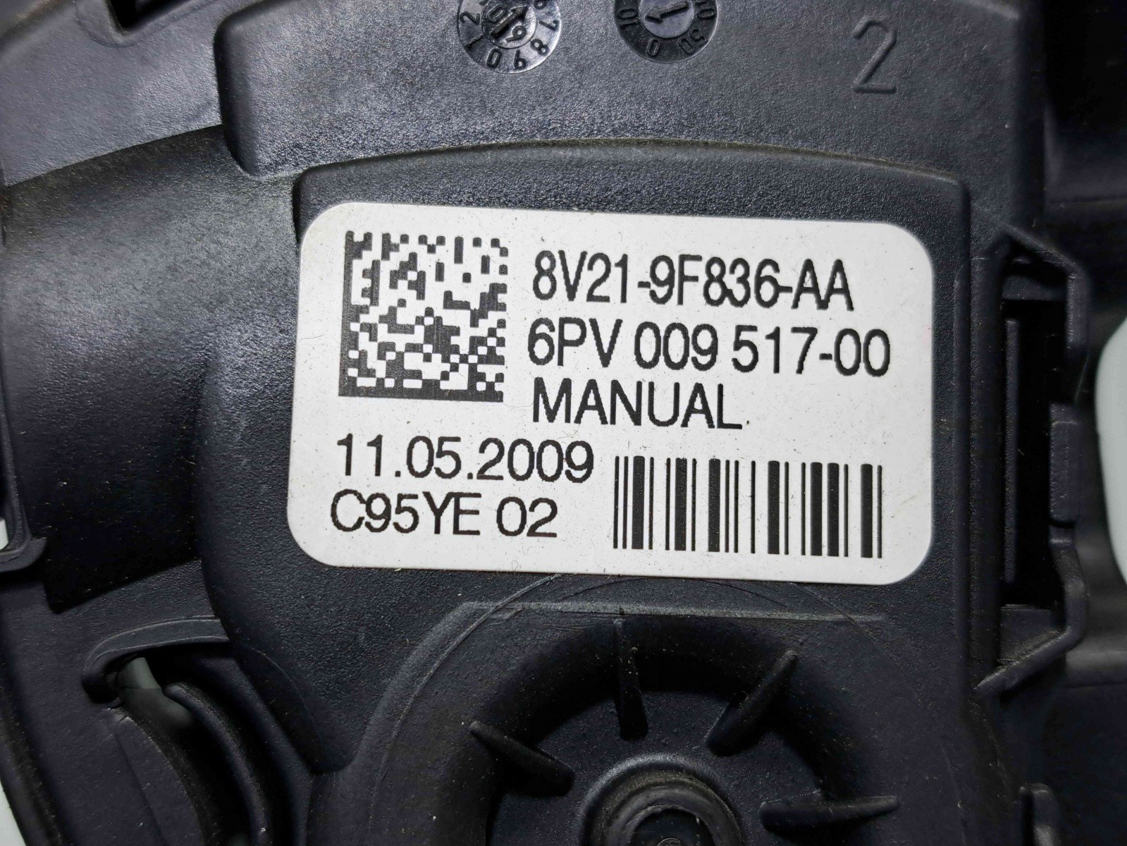 Pedala acceleratie Ford Fiesta 6 [Fabr 2008-2019] 8V21-9F836-AA - imagine 2