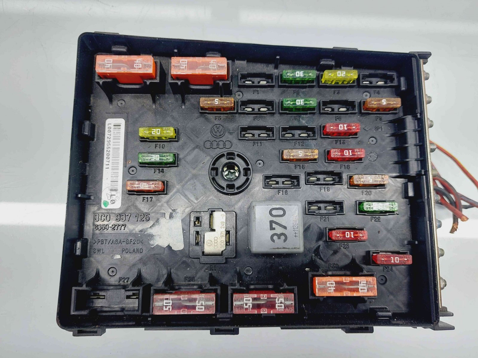 Panou sigurante Volkswagen Passat B7 (362) [Fabr 2010-2014] 3C0937125 - imagine 3