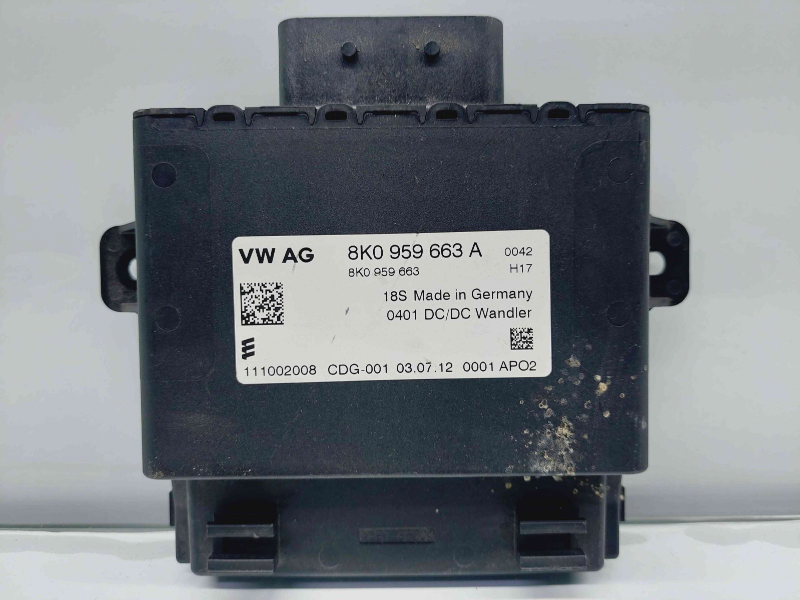 Modul stabilizator tensiune Audi A8 D4 (4H2, 4H8, 4HC, 4HL) [Fabr 2009-2018] 8K0959663A - imagine 1