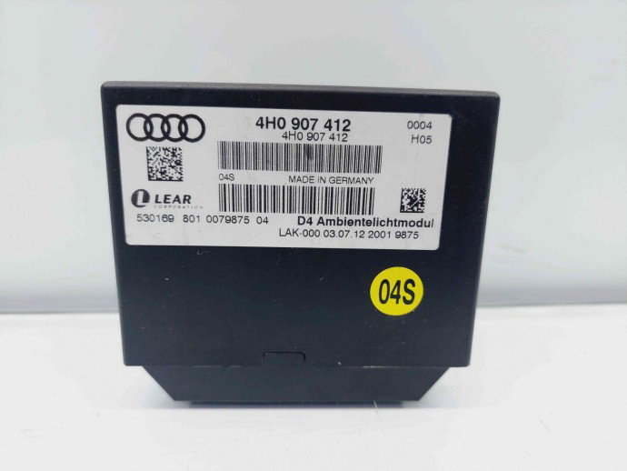  Modul control lumini Audi A8 D4 (4H2, 4H8, 4HC, 4HL) [Fabr 2009-2018] 4H0907412