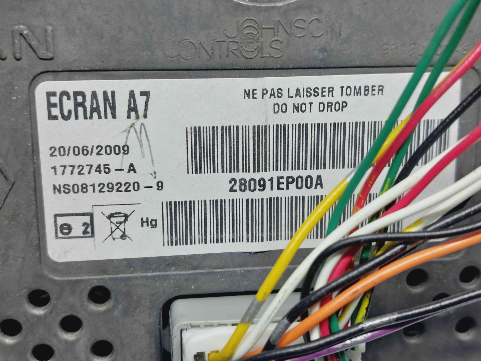 Display bord Nissan Navara (D40) [Fabr 2005-2014] 280901EP00A - imagine 3