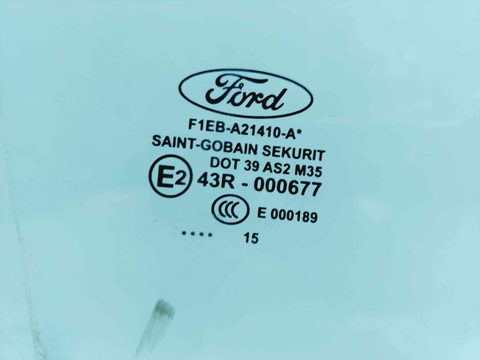 Geam usa dreapta fata Ford Focus 3 Facelift [Fabr 2014-2019] OEM - imagine 2