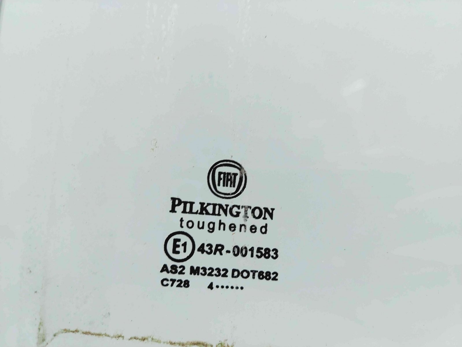 Geam usa dreapta fata Fiat 500s [Fabr 2010-2016] OEM - imagine 2