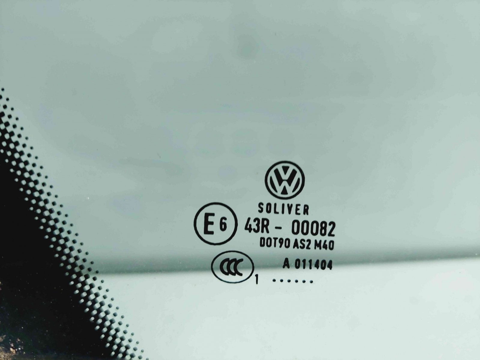 Geam fix usa dreapta spate Volkswagen Passat B7 (362) [Fabr 2010-2014] OEM - imagine 2