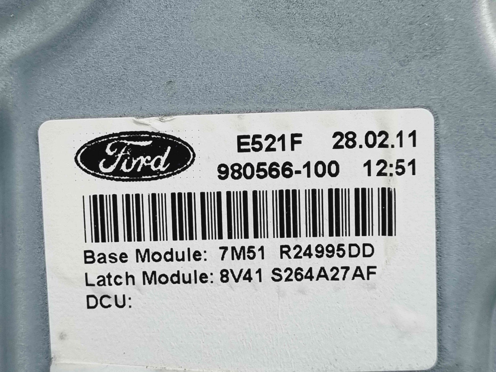 Macara electrica geam stanga spate Ford Kuga I [Fabr 2008-2012] 7M51-R24995-DD - imagine 2