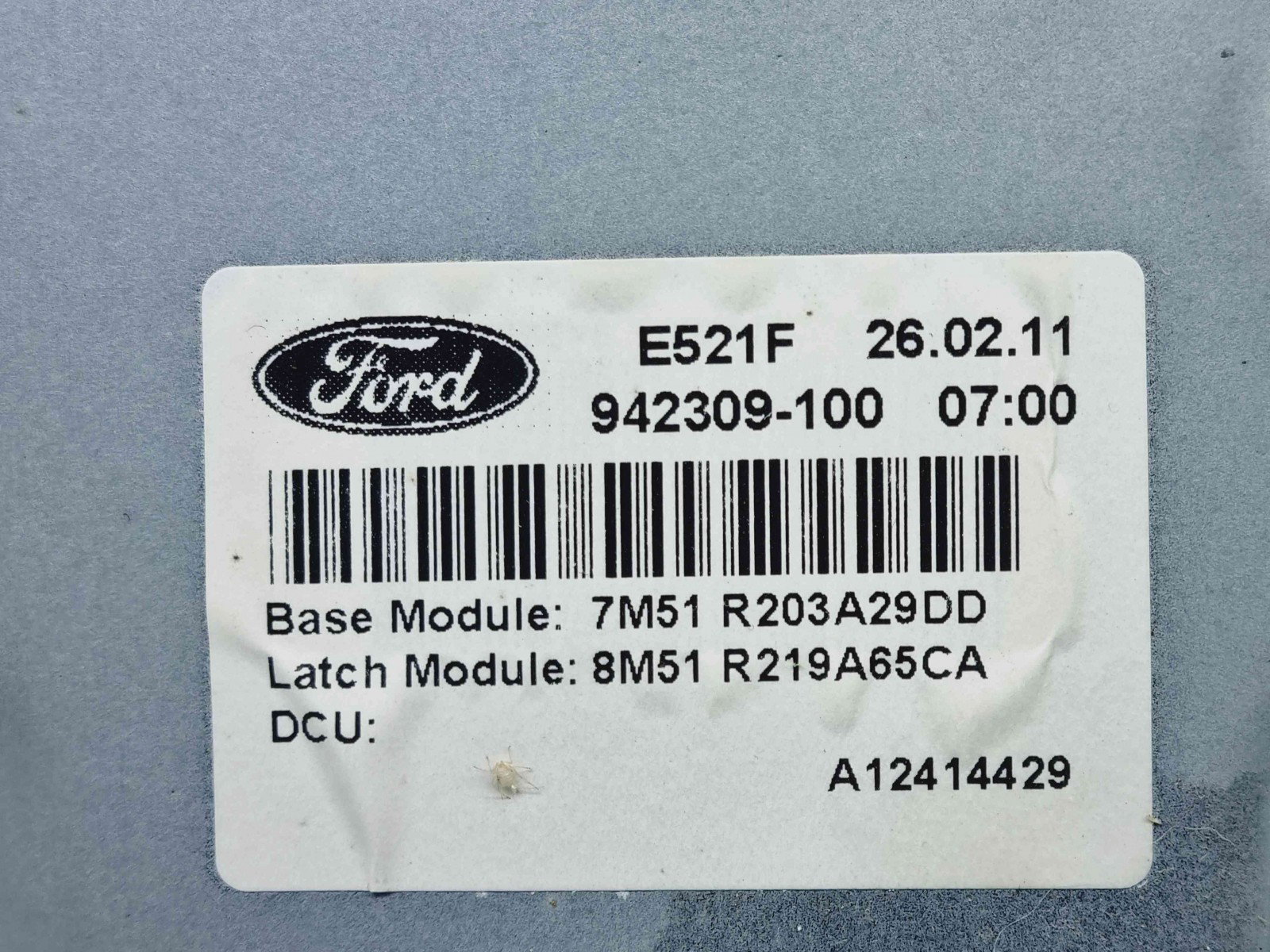 Macara electrica geam stanga fata Ford Kuga I [Fabr 2008-2012] 7M51-R203A29-DD - imagine 2