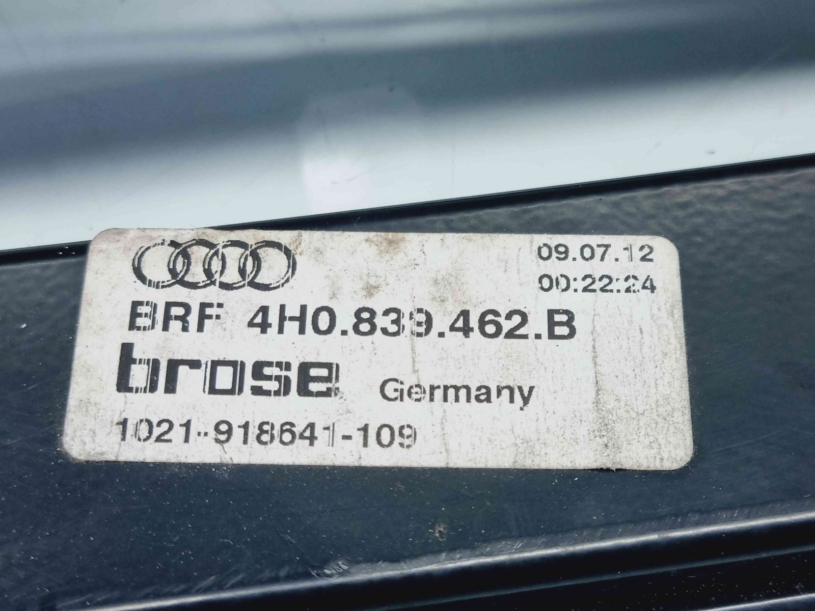 Macara electrica geam dreapta spate Audi A8 D4 (4H2, 4H8, 4HC, 4HL) [Fabr 2009-2018] 4H0839462B - imagine 2