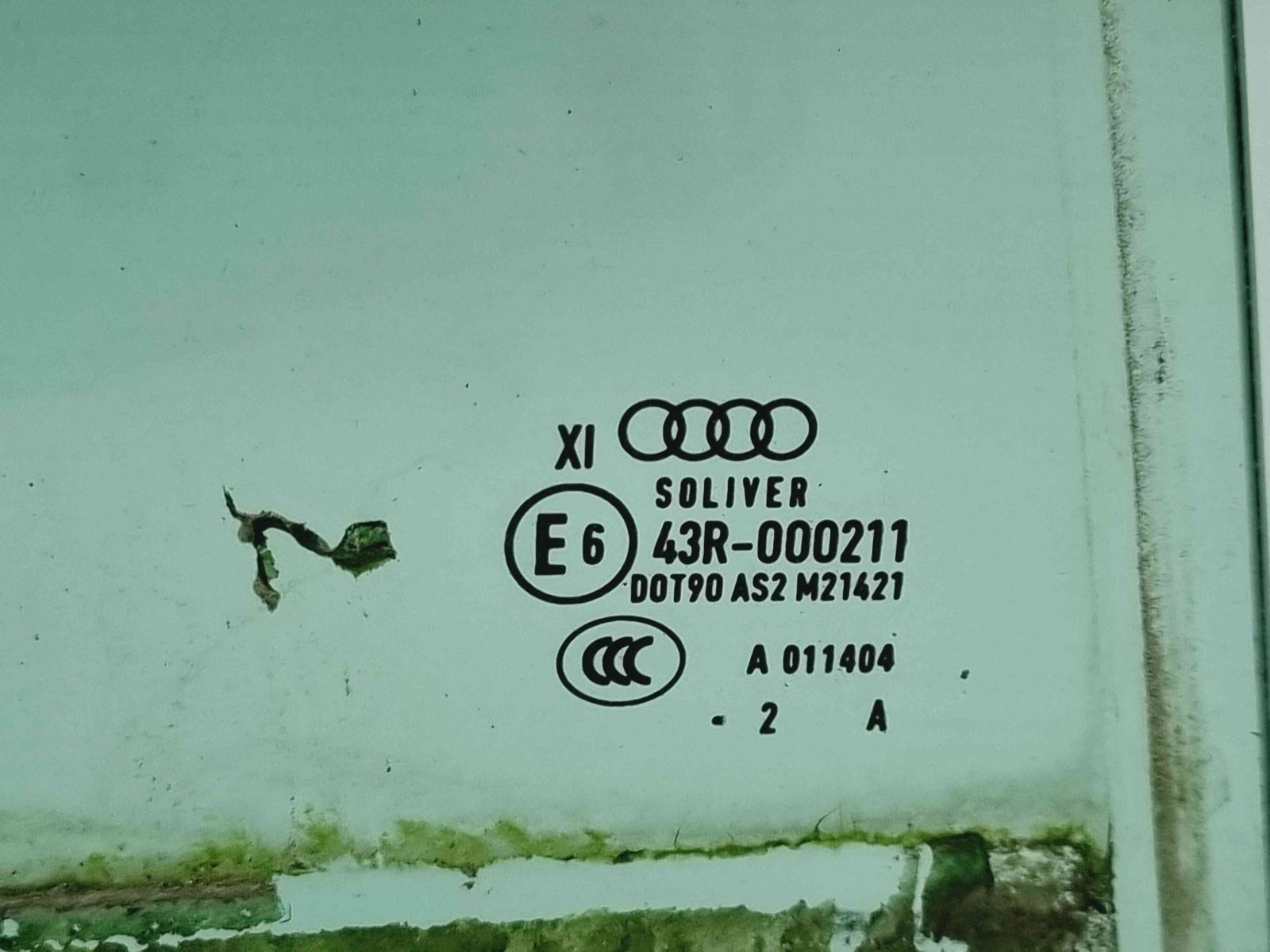 Geam usa dreapta spate Audi A8 D4 (4H2, 4H8, 4HC, 4HL) [Fabr 2009-2018] OEM - imagine 2