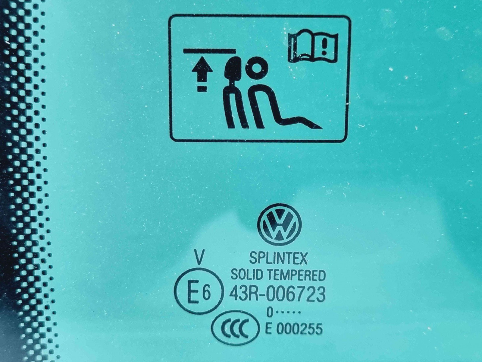 Geam fix usa dreapta spate Volkswagen Golf 6 Plus (521) [Fabr 2009-2013] OEM - imagine 2