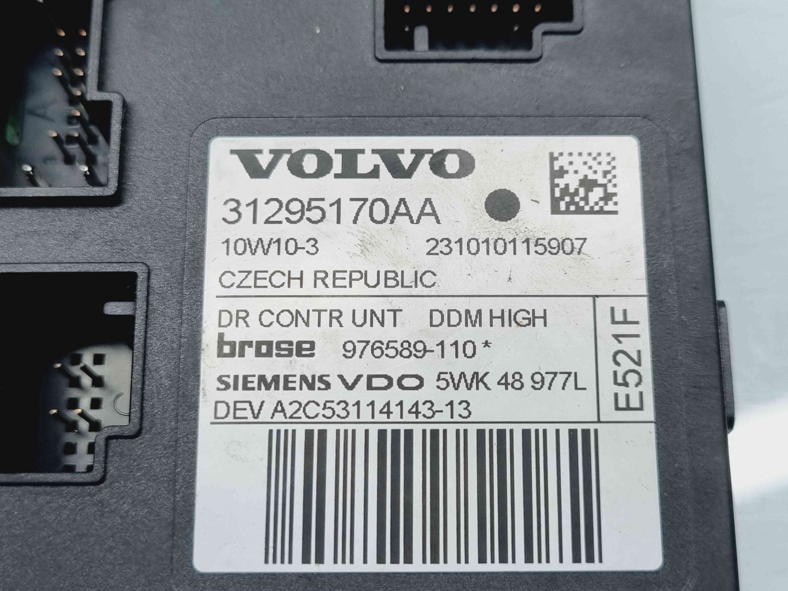 Motoras geam dreapta fata Volvo C30 Coupe Facelift Rdesign [Fabr 2006-2013] 31295170AA - imagine 3