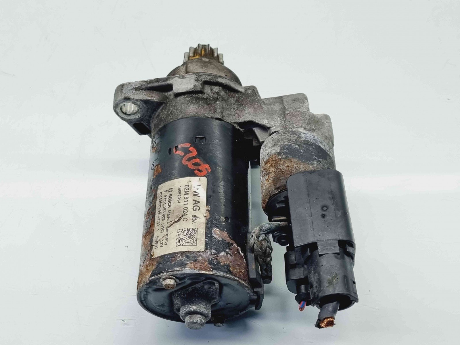 Electromotor 13 dinti Volkswagen Passat B7 (362) [Fabr 2010-2014] 02M911024C n 0001153009 2.0 TDI CFFB 103KW / 140CP 2.0 TDI CFFB103KW / 140CP - imagine 4