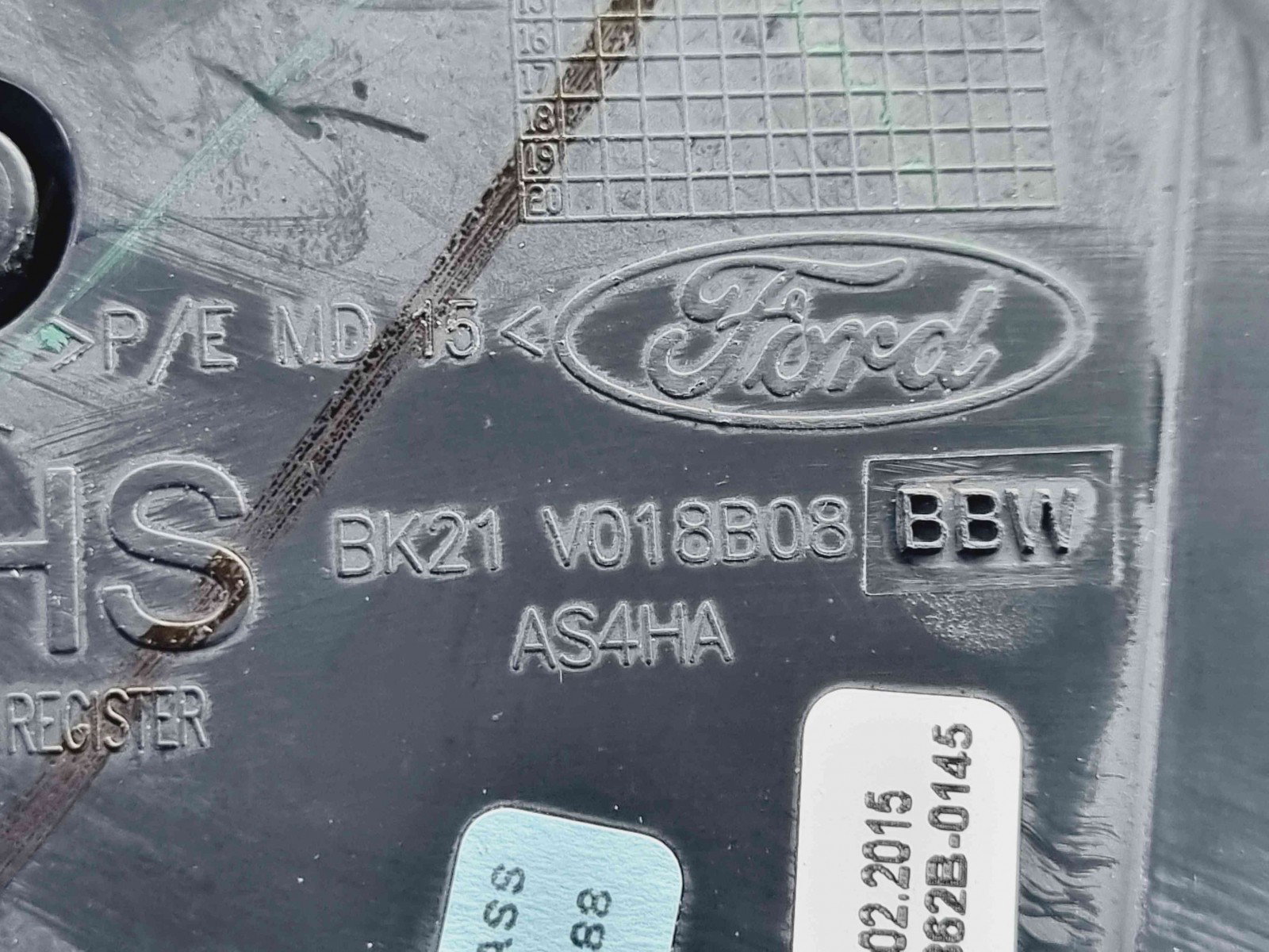 Grila aerisire centrala Ford Transit Custom (TTF) [Fabr 2012-2016] BK21-V018B08-BBW - imagine 6